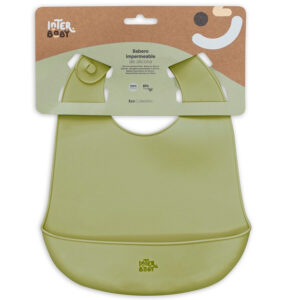 Babero Impermeable Silicona Interbaby