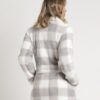 Bata Manga Larga Cuadro Vichy Para Mujer - Imagen 3