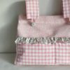 Bolso Para Carrito De Waffle Y Vichy Rosa - Imagen 2