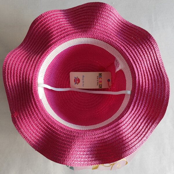 Sombrero De Verano Rosa Fusia - Imagen 4