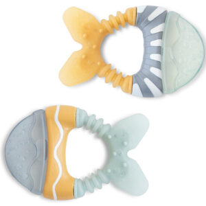 Set 2 mordedores de agua saro pececitos azul