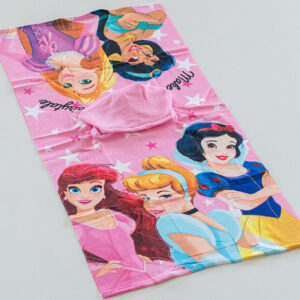 Poncho Playa Infantil Microfibra 55x110 Princesas