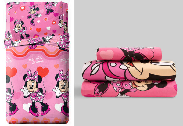 Juego Sábana Tela 3 Piezas DISNEY Licencia MINNIE
