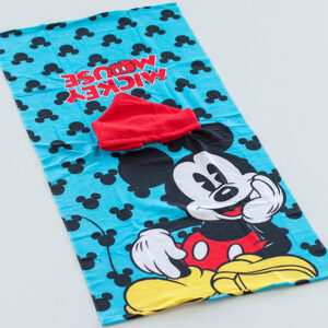 Poncho Playa Infantil Microfibra 55x110 Mickey Mouse
