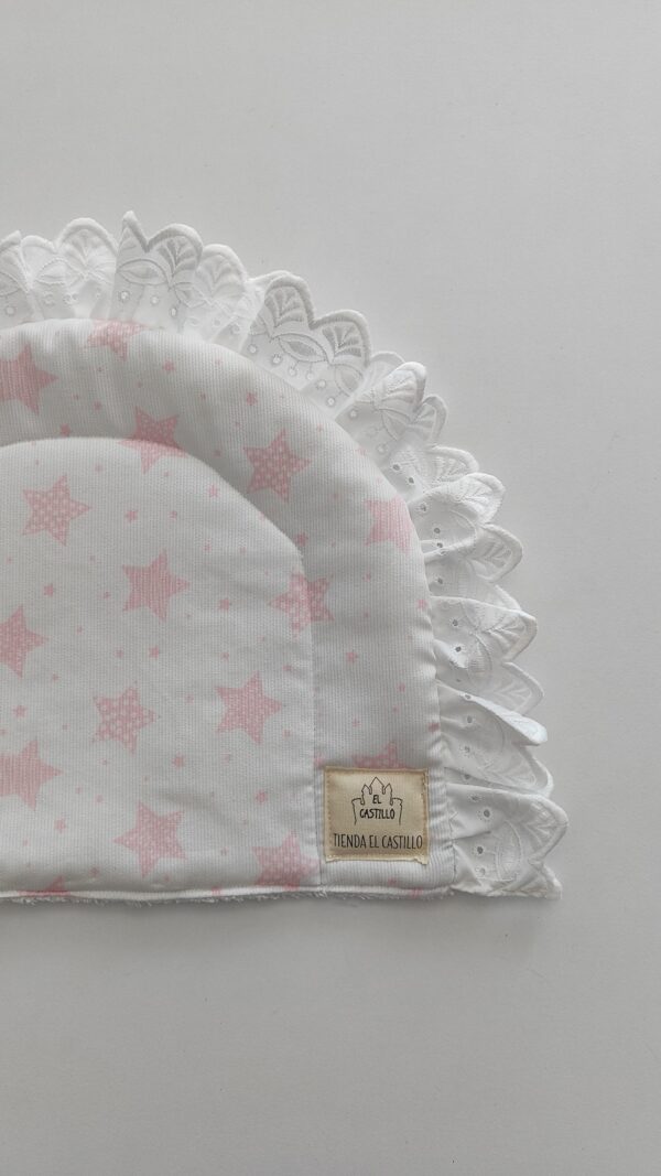 Salva babas de estrellas rosas - Imagen 2
