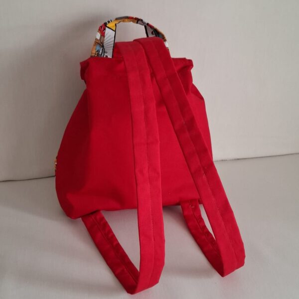 Mochila artesanal para guardería o colegio Cars - Imagen 4