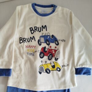 Pijama de dos piezas coches