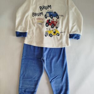 Pijama de dos piezas coches
