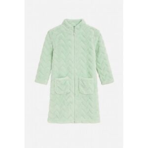 Bata coralina niña verde