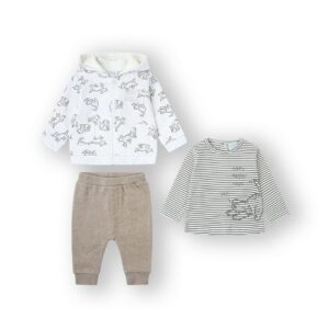 Conjunto 3 piezas de niño life is a garden