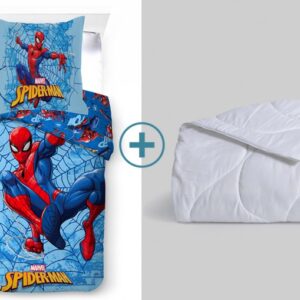 Pack funda nórdica + relleno nórdico licencia spiderman