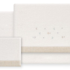 INTERBABY Sábana Coralina Estrella Luna blc/beig -Mini