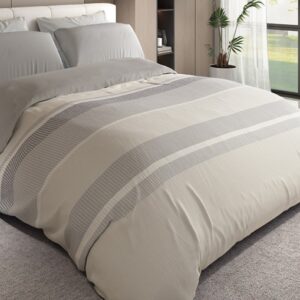 Funda Nórdica 3piezas Estampada BIANCA Born gris