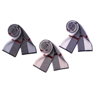 Bufanda de hombre color beige