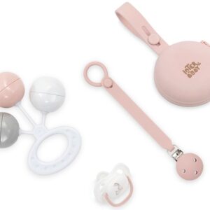 Set Regalo 4 piezas Silicona INTERBABY Rosa