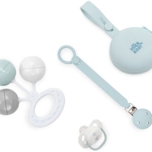 Set regalo 4 piezas silicona interbaby azul