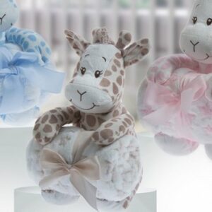 Peluche Jirafa + Manta Estrellas GAMBERRITOS