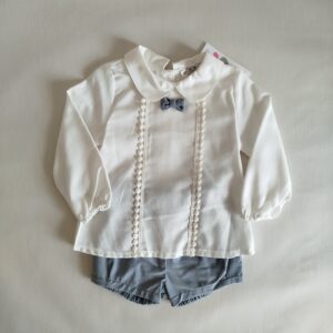 Conjunto  pantalón corto y camisa infantil