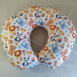Cojín de lactancia con animalitos
