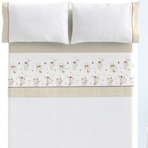 J.Sábana 30/27 Estampada CLARA VIDAL Delfos beige