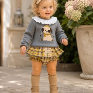 CONJUNTO BEBE NIÑA ALMA PERRITO 622108009