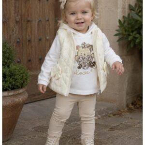 CONJUNTO BEBE NIÑA 3 PIEZAS CHALECO 622010338