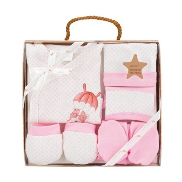 set-regalo-5-piezas-paracaidista-rosa caja